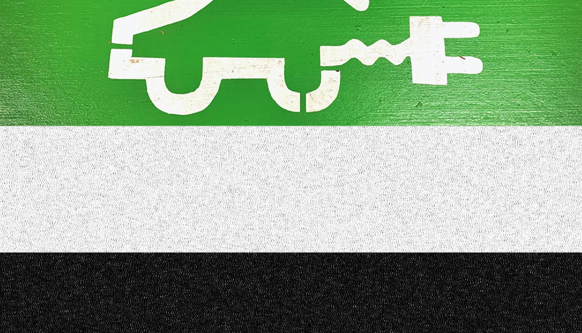 Bandera Extremadura coche eléctrico